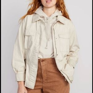 NWT Cinched waist utility jacket